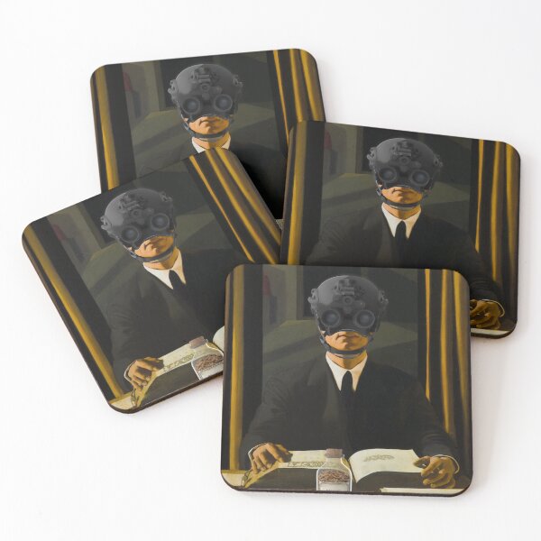 Item preview, Felice Casorati’s Rirtratto di Riccardo Gualino Parody Nightvision Worms designed and sold by amuseXpress.