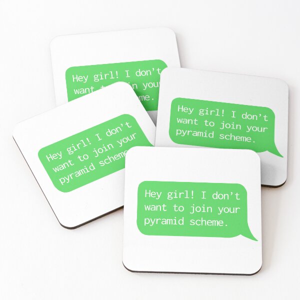 Item preview, Hey Girl! No Pyramid Schemes. designed and sold by O1RSH.