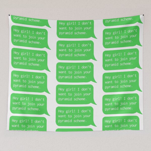 Item preview, Hey Girl! No Pyramid Schemes. designed and sold by O1RSH.