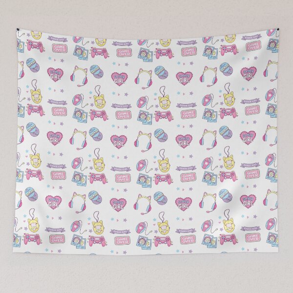 Item preview, Gamer Girl Aesthetic Stickers Pack, Gamer Girl kawaii elements set designed and sold by graphic-genie.