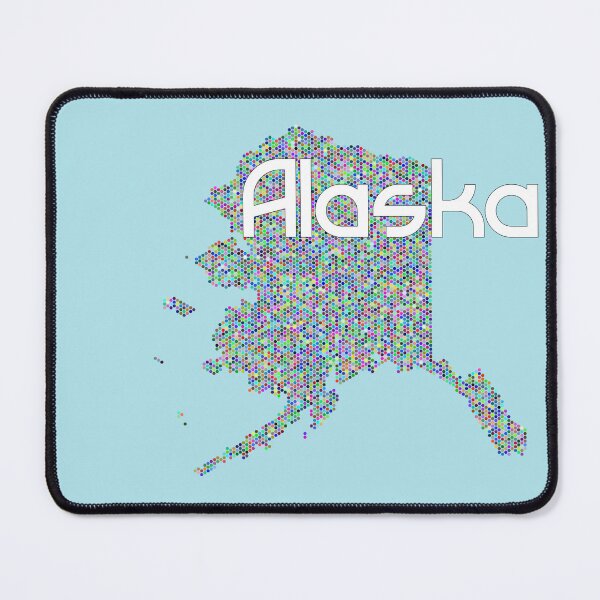 Item preview, Alaska- Colorful Map of the State designed and sold by AlaskaExtreme.