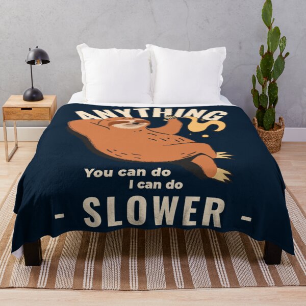 Item preview, Anything You Can Do I Can Do Slower Cycle Cool Sloth designed and sold by Mutantlanda.