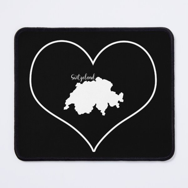 Item preview, Black heart map Switzerland designed and sold by Astralia.