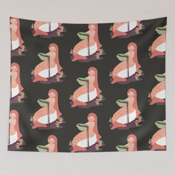 Item preview, Sushi Mermaid designed and sold by CamrinDushop.