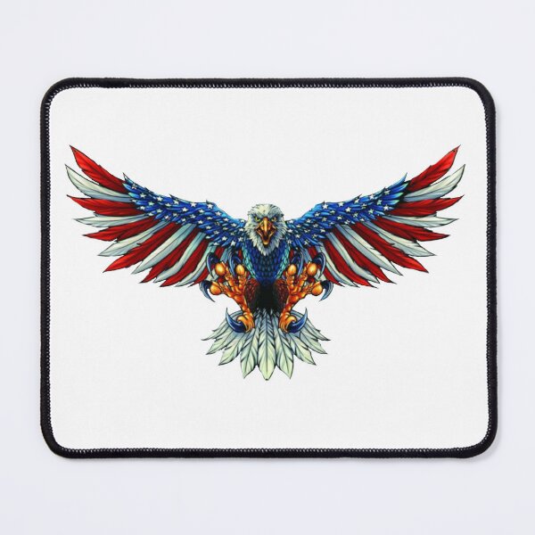 Item preview, American Eagle Dress in A American Flag designed and sold by Rowena Jones.