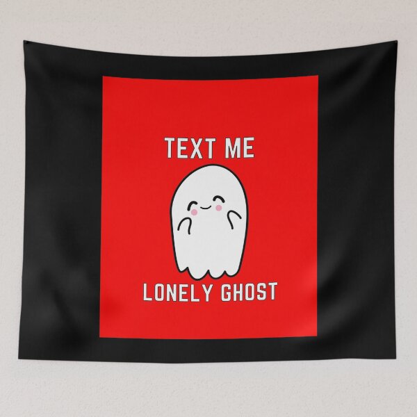Item preview, Text Me Lonely Ghost Graphic . designed and sold by rhummichell.