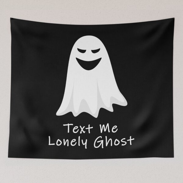 Item preview, Text Me Lonely Ghost Nice Design Classic . designed and sold by rhummichell.