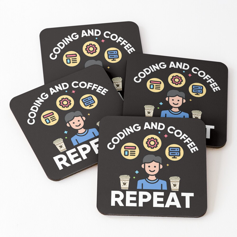 Item preview, Coasters (Set of 4) designed and sold by theredsharp.