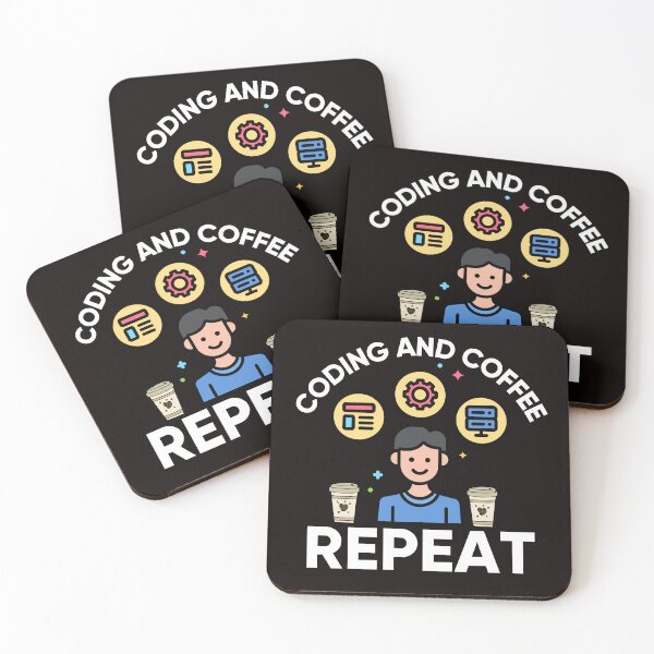 Item preview, Coding and Coffee designed and sold by theredsharp.