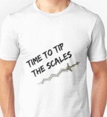 Time to tip the scales! (strong) Unisex T-Shirt
