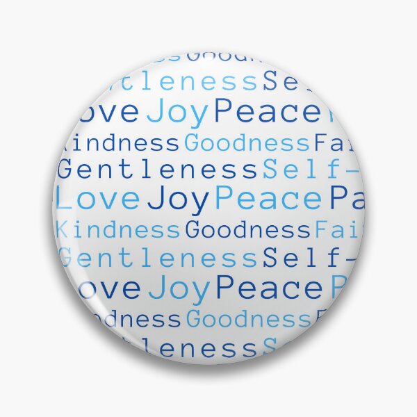 Item preview, Fruit of the Spirit | Love, Joy, Peace... in Blue designed and sold by WordsToArt.