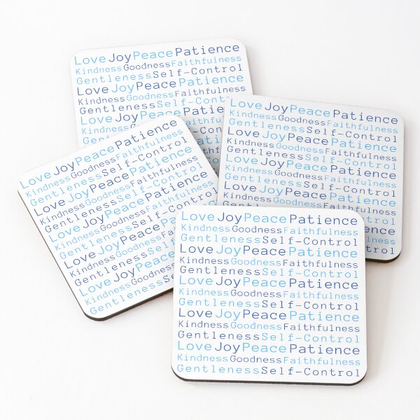 Item preview, Fruit of the Spirit | Love, Joy, Peace... in Blue designed and sold by WordsToArt.