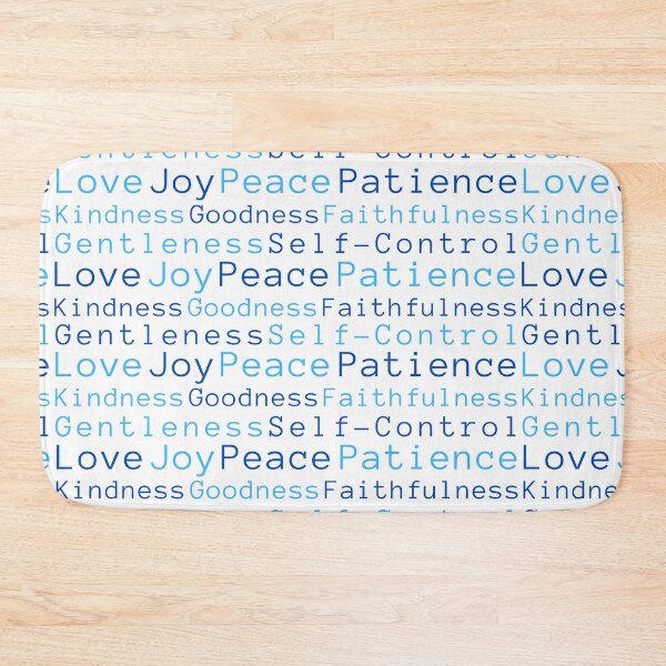 Item preview, Fruit of the Spirit | Love, Joy, Peace... in Blue designed and sold by WordsToArt.