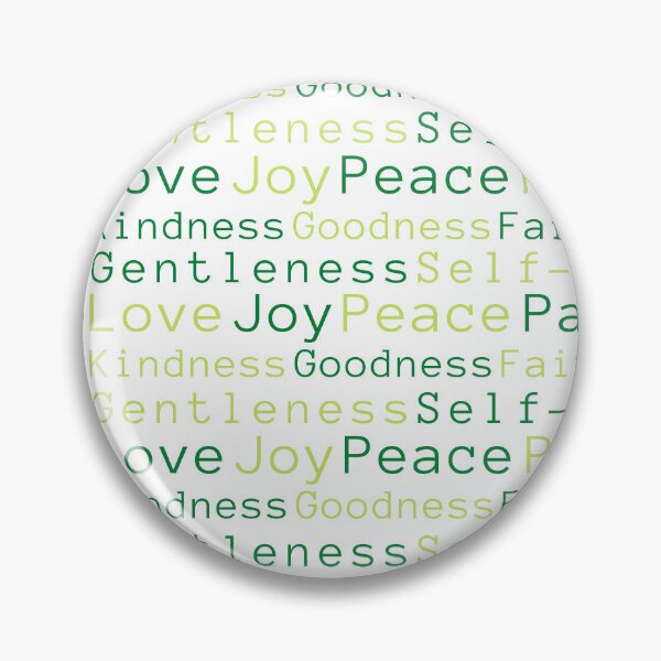 Item preview, Fruit of the Spirit | Love, Joy, Peace... in Green designed and sold by WordsToArt.