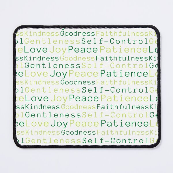 Item preview, Fruit of the Spirit | Love, Joy, Peace... in Green designed and sold by WordsToArt.