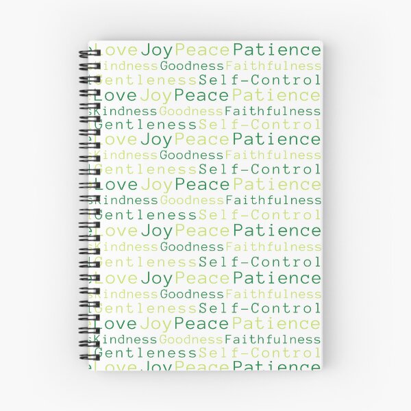 Item preview, Fruit of the Spirit | Love, Joy, Peace... in Green designed and sold by WordsToArt.