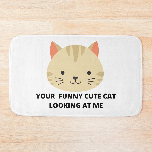 Item preview, your funny cute cat looking at me designed and sold by madraso.