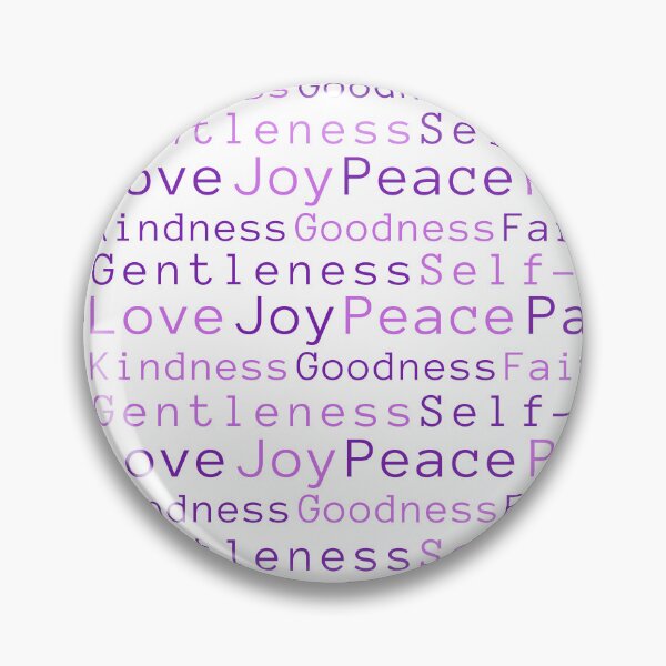 Item preview, Fruit of the Spirit | Love, Joy, Peace... in Purple designed and sold by WordsToArt.