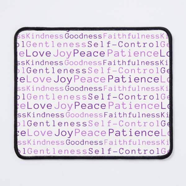Item preview, Fruit of the Spirit | Love, Joy, Peace... in Purple designed and sold by WordsToArt.