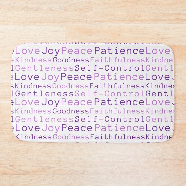 Item preview, Fruit of the Spirit | Love, Joy, Peace... in Purple designed and sold by WordsToArt.