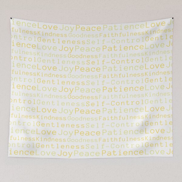 Item preview, Fruit of the Spirit | Love, Joy, Peace... in Yellow designed and sold by WordsToArt.