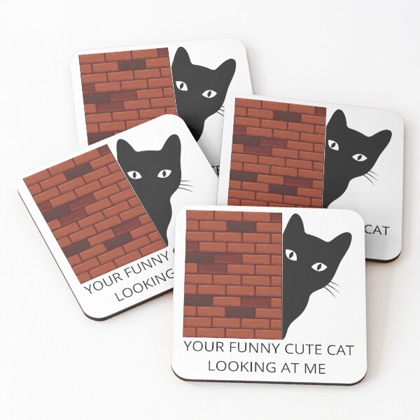 Item preview, Copie de your funny cute cat looking at me designed and sold by madraso.