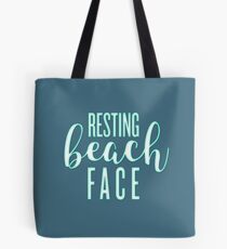 Ruhendes Strandgesicht Tasche