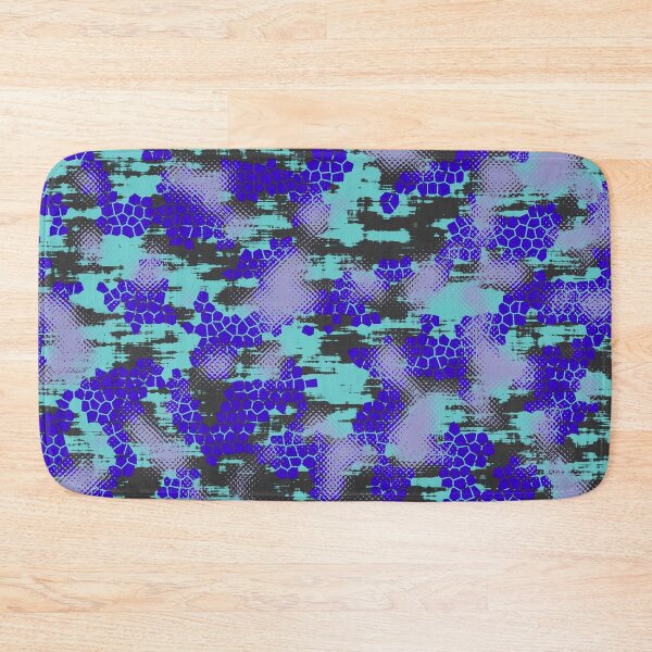 Artikelvorschau, Abstraktes Camouflage-Blau entworfen und verkauft von Tshirtstory.
