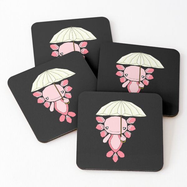 Item preview, Axolotl with Umbrella, Axolotriton designed and sold by the Zarock Shop.