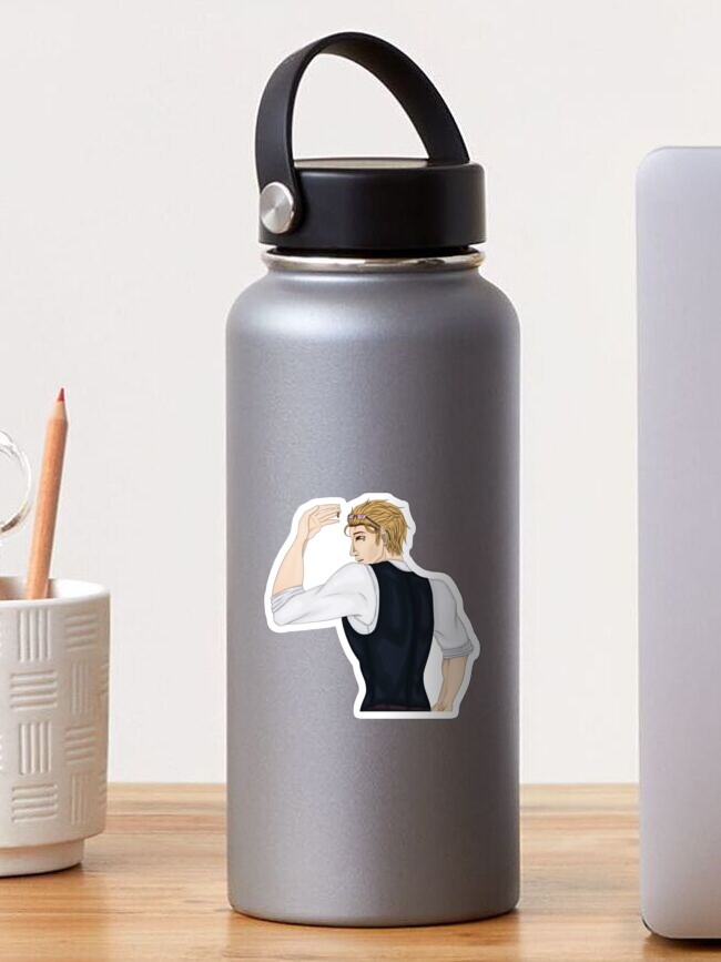 Aperçu 1 sur 3. Sticker avec l'œuvre Temps de pause de Shizuo créée et vendue par jadelynstreety.