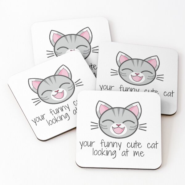 Item preview, your funny cute cat looking at me designed and sold by madraso.