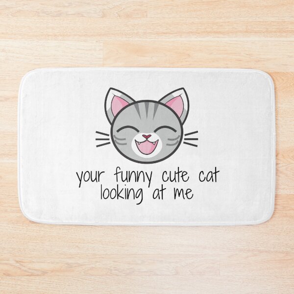Item preview, your funny cute cat looking at me designed and sold by madraso.
