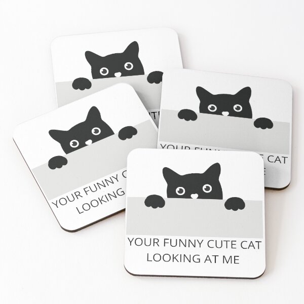 Item preview, your funny cute cat looking at me designed and sold by madraso.