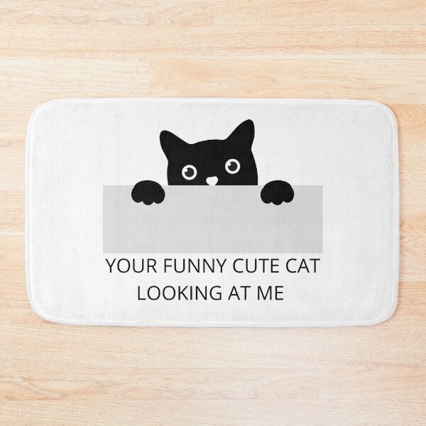 Item preview, your funny cute cat looking at me designed and sold by madraso.