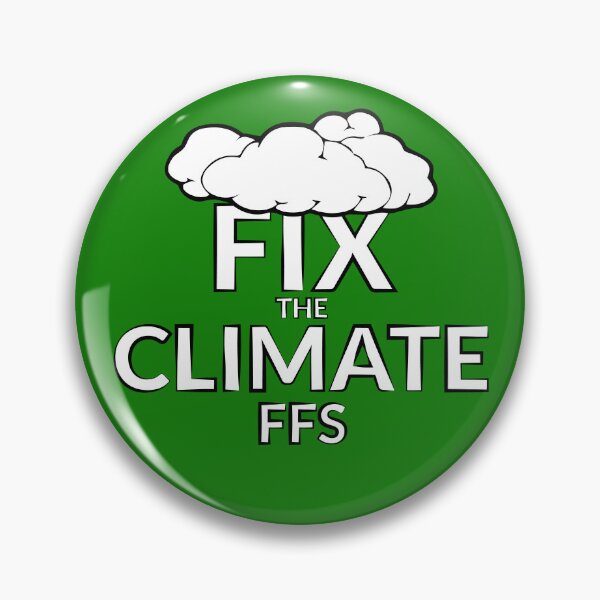 Item preview, Camisa activista contra el cambio climático "Fix the climate ffs" designed and sold by PlanetPrinted.