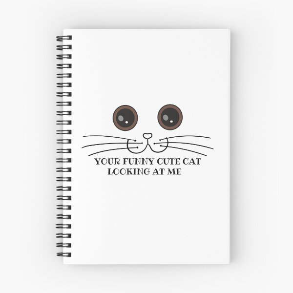 Item preview, your funny cute cat looking at me designed and sold by madraso.