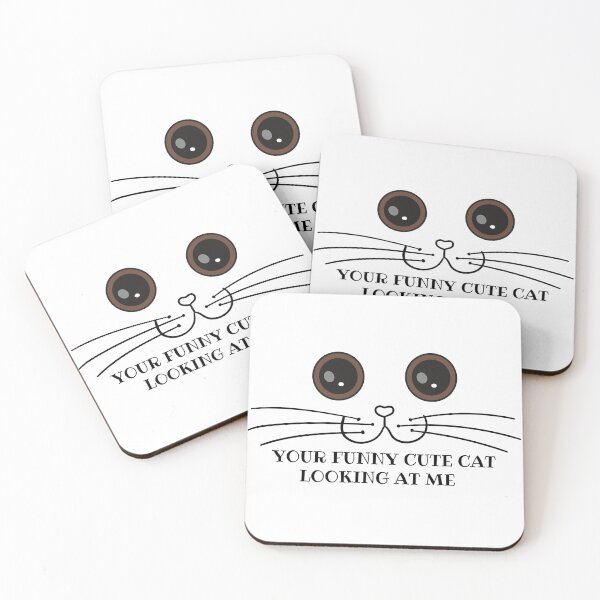 Item preview, your funny cute cat looking at me designed and sold by madraso.