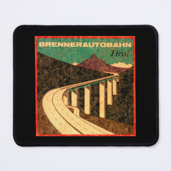 Item preview, Brennerautobahn Tirol Vintage Travel Decal Sticker designed and sold by lewisnash6.