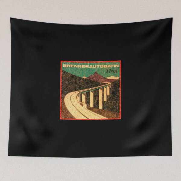 Item preview, Brennerautobahn Tirol Vintage Travel Decal Sticker designed and sold by lewisnash6.