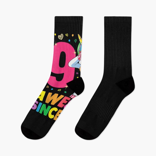 Item preview, 9 Years Old Unicorn Dabbing 9th Birthday Girl Unicorn Party designed and sold by Rosalind Blick.