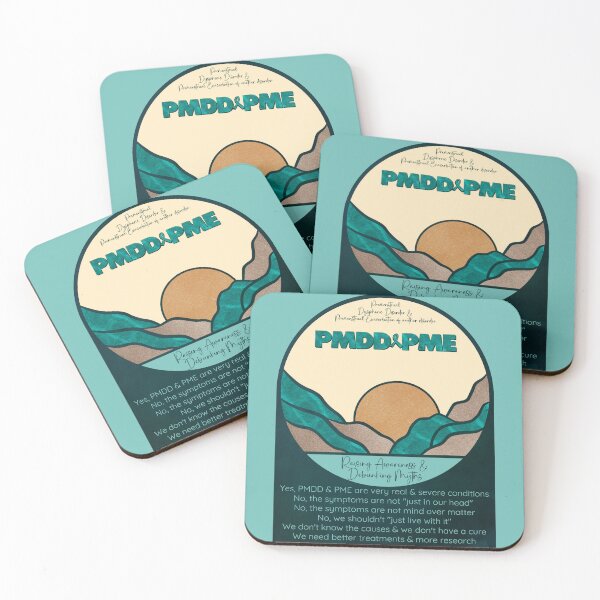 Item preview, Advocacy and conversation starter for Premenstrual Disorders Awareness Month, PMDD and PME, we need more understanding, awareness and research designed and sold by Orianah.