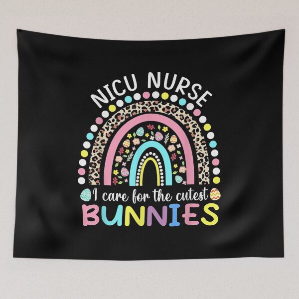 Item preview, Rainbow I Care For The Cutest Bunnies Nicu Nurse Easter Day  designed and sold by doriaali.