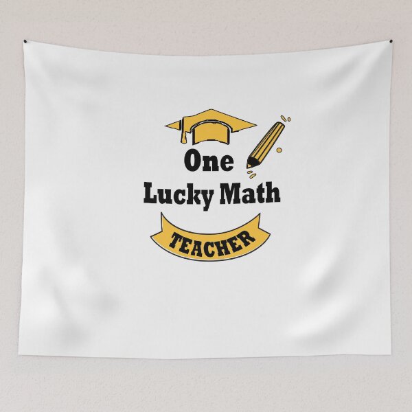 Item preview,  One Lucky Math Teacher designed and sold by IGOOR.