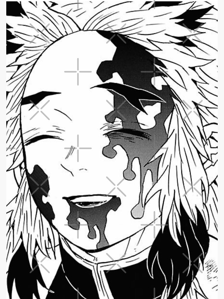 Kyojuro Rengoku Smiling Iconic Manga Panel Demon Slayer Kimetsu No ...