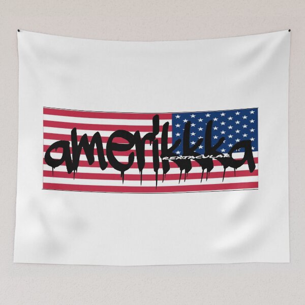 Item preview, amerikkka distressed flag designed and sold by RextacularRocks.