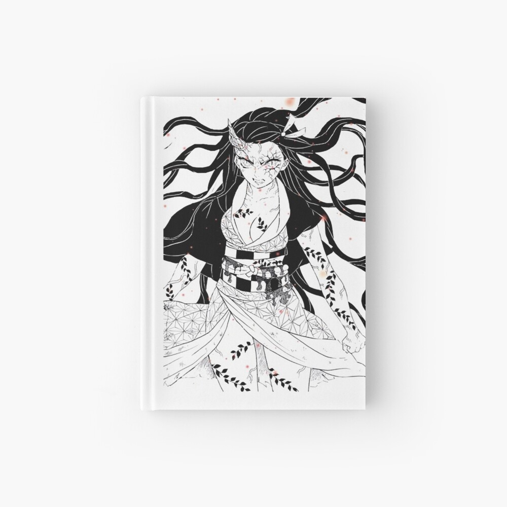 Nezuko Kamado Demon Form Iconic Manga Panel Demon Slayer Kimetsu No Yaiba Hardcover Journal