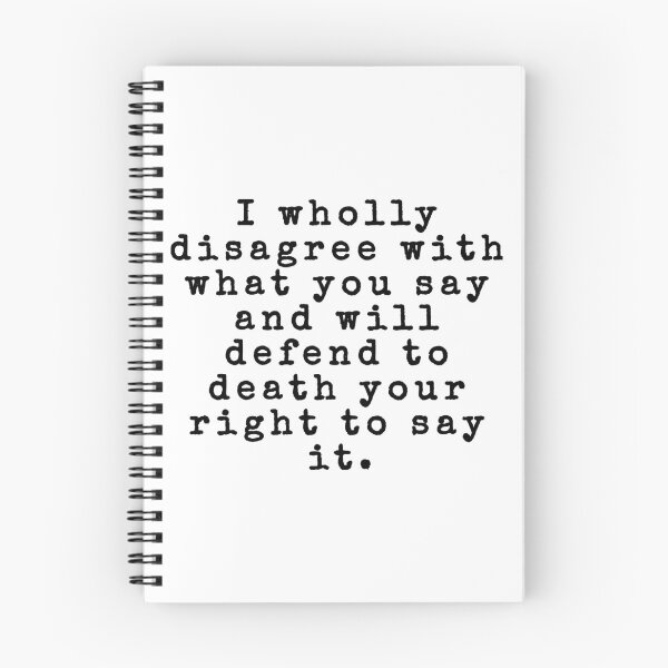 Item preview, I wholly disagree with you and will defend to death your right to say it. designed and sold by MuggyandMo.