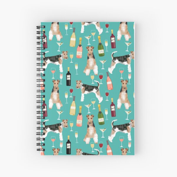 Item preview, Wire Fox Terrier wine dog pattern dog lover gifts for dog person dog breeds pet friendly by PetFriendly designed and sold by PetFriendly.