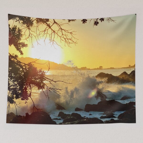 Item preview, WAVES IN SUNRISE designed and sold by Steffi August.