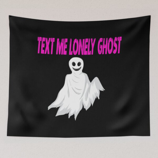 Item preview, Text Me Lonely Ghost Nice Design Classic . designed and sold by rhummichell.